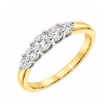 HuisCollectie HuisCollectie Ring 14k Geelgoud Alliance 0.54crt 616676