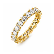 R&C R&C Ring Lovely 14k Geelgoud met 1.10ct P/W diamant RIN5005-22-PW-W