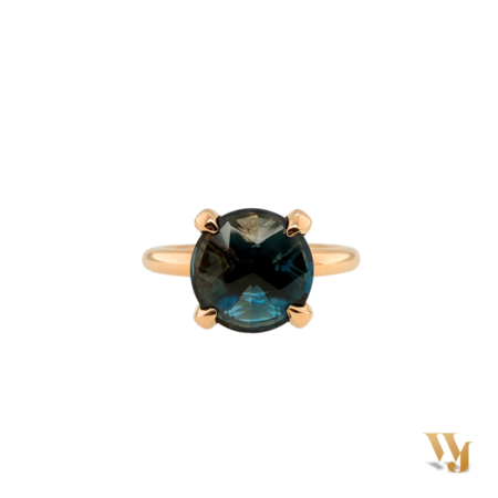 Bron BRON Ring Catch 18k Roségoud met London Blue Topaas 8RR4782TLB