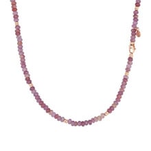 Bron BRON Collier Edelstenen 18k Roségoud met lepidoliet 8CR4417LE