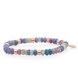 Bron BRON Armband Reflex 18k Roségoud met Kyaniet, Labradoriet en lepidoliet 8AR3985MIX82