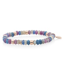 Bron BRON Armband Reflex 18k Roségoud met Kyaniet, Labradoriet en lepidoliet 8AR3985MIX82