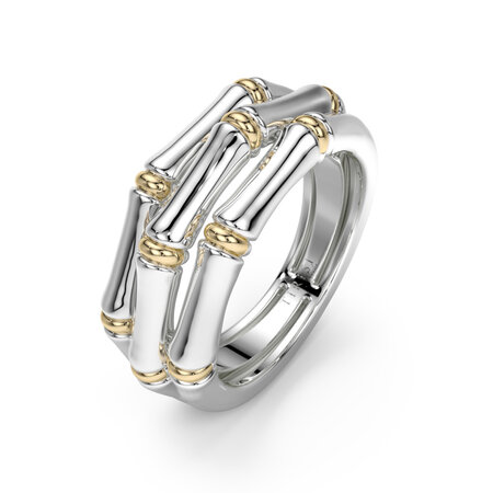Tirisi Moda TIRISI MODA Ring Bamboo Bicolor TM1140(2T)