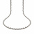 HuisCollectie HuisCollectie Collier 14k witgouden fantasie schakel 3.6mm breed 22822