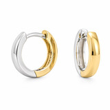 HuisCollectie HuisCollectie Creolen 14k bicolor 12.5mm 612975