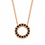 HuisCollectie HuisCollectie Collier 18k Rosegoud met 0.08ct Zwarte Diamant 614613