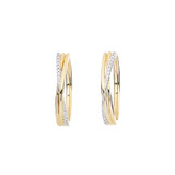 Katinka Berretty Katinka Berretty Creolen Elegant Xpression Large 14k Geelgoud met diamant 06OGW031BR/2