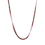 Y&G Y&G Collier 14k geelgoud met Robijn ROB1001CL