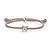 Tirisi Moda TIRISI Armband Kisses leder met bicolor kusje en diamant TM2133CB(2T)
