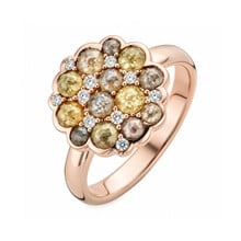 ROOS 1835 ROOS1835 Ring 18k Roségoud met ice diamant 097RR18