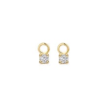 Blush Blush Creoolhangers 14k geelgoud met zirkonia 9097YZI
