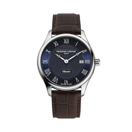 Frederique Constant FREDERIQUE CONSTANT Classics Slimline Date Quartz 40mm FC-220N5B6