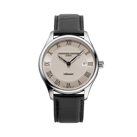 Frederique Constant FREDERIQUE CONSTANT Classics Slimline Date Quartz 40mm FC-220CR5B6