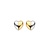 Tirisi Moda TIRISI MODA Oorstekers Love Bicolor TM7110(2T)