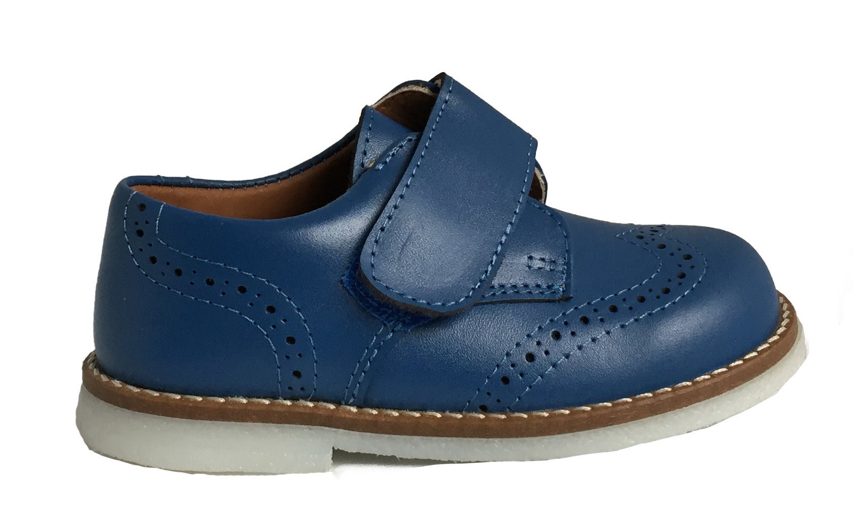 Blauwe schoen met velcro - Jackie Kid