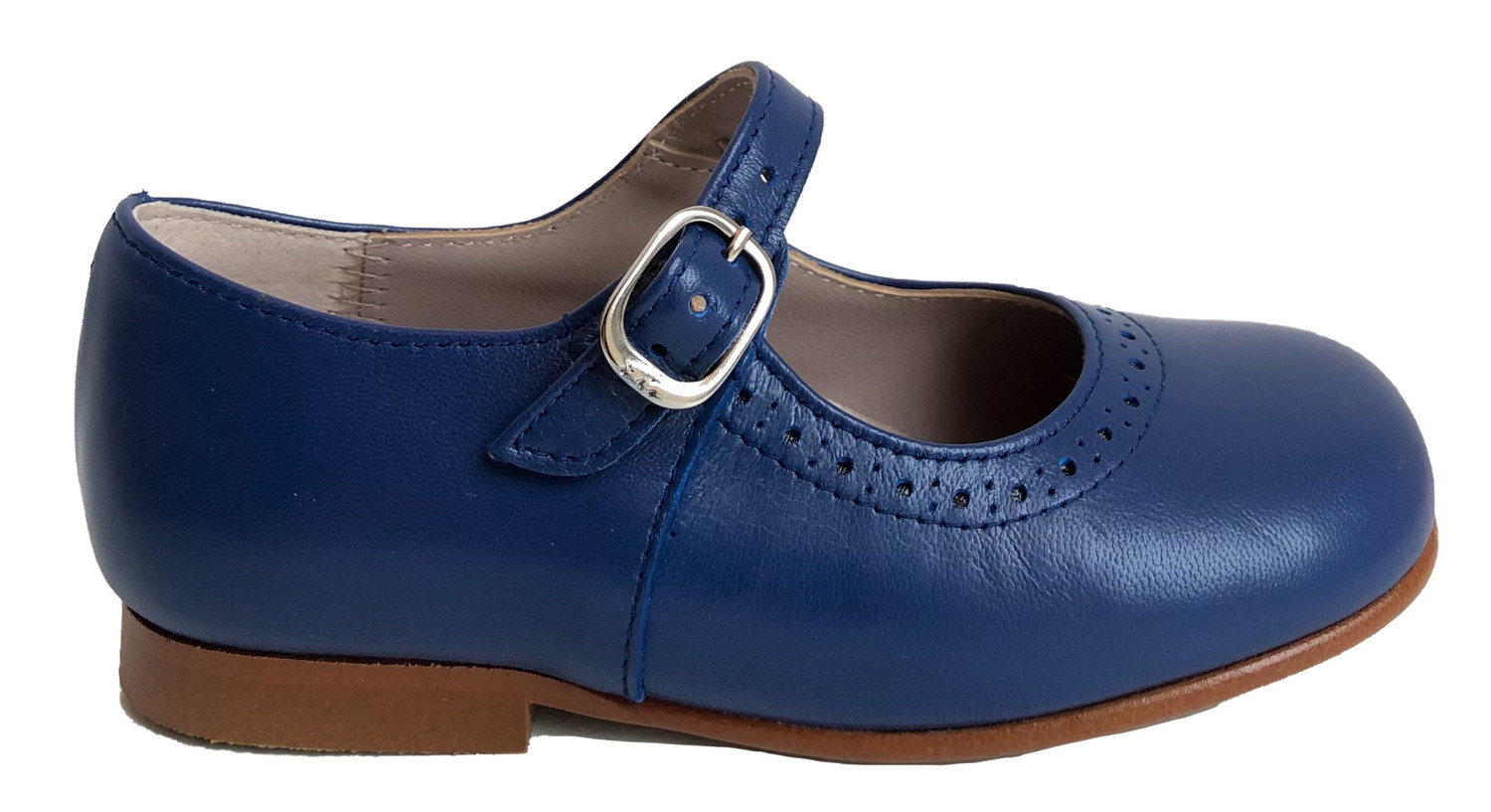 Eli Ballerina blauw met gesp - Jackie Kid