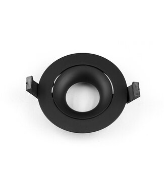 Design inbouwspot 110mm diameter zwart GU10