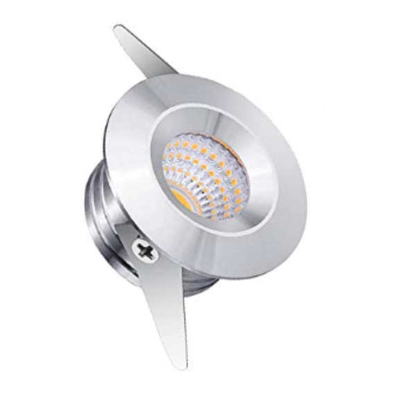 Dosering Alfabetische volgorde Th Mini inbouw LED zaagmaat 35mm mini LED 3W zilver - Ledspot-planet