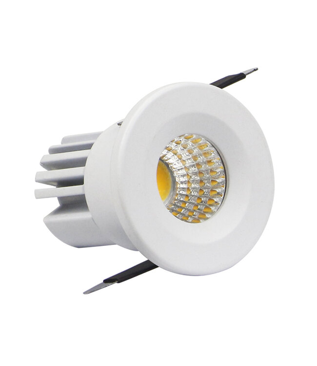 Petit spot LED blanc ou noir 3W scie 30mm - Ledspot-planet