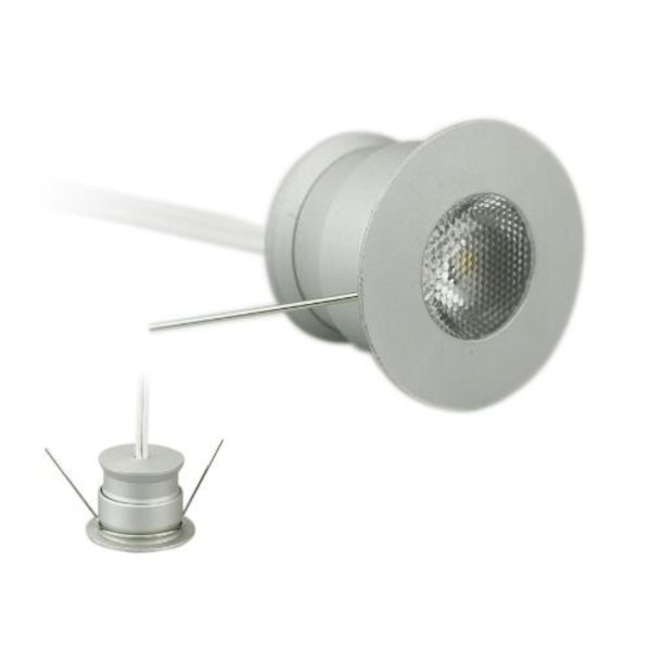 neerhalen prijs alleen Mini LED spot inbouw 4W 30mm zaagmaat grijs - Ledspot-planet