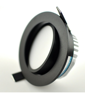 Inbouwspot diameter 110 mm zwart LED 12W zaagmaat 95mm dimbaar