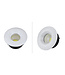 Spot encastrable diamètre 50 mm 5W LED blanc, noir dimmable faible hauteur