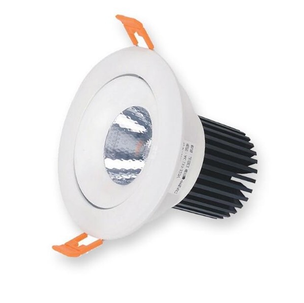 Spot LED encastrable percage 55 mm 5W blanc orientable dimmable
