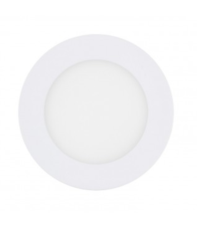 Inbouwspot 120mm diameter plat rond LED 6W dimbaar