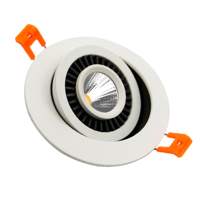 Spot led etanche salle de bain IP44 7W diamètre 110mm dimmable -  Ledspot-planet