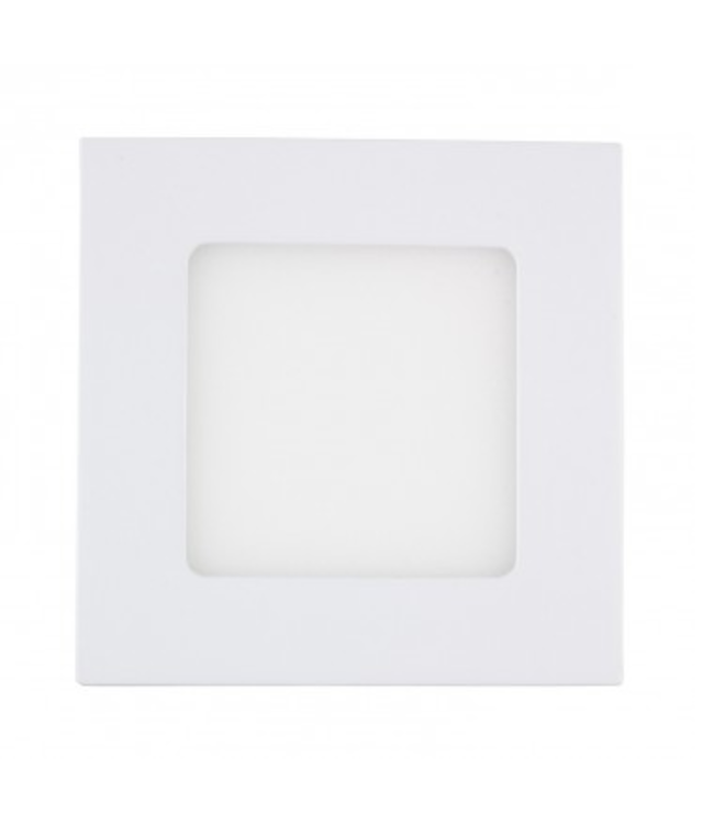 Spot LED encastrable extra plat 6W dimmable carré 120x120 mm