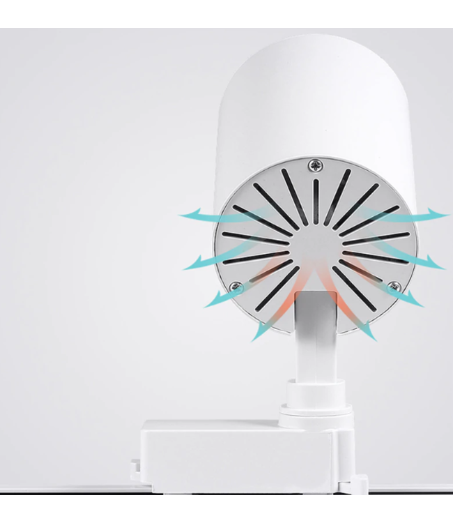 Railspot 20W LED wit of zwart