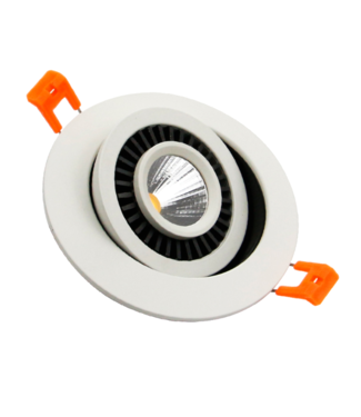 Spot faible profondeur 7W LED inclinable dimmable perçage 75 mm