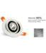 Kantelbare inbouwspot 15W LED zaagmaat 115mm dimbaar