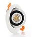 Kantelbare inbouwspot 15W LED zaagmaat 115mm dimbaar