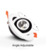 Kantelbare inbouwspot 15W LED zaagmaat 115mm dimbaar