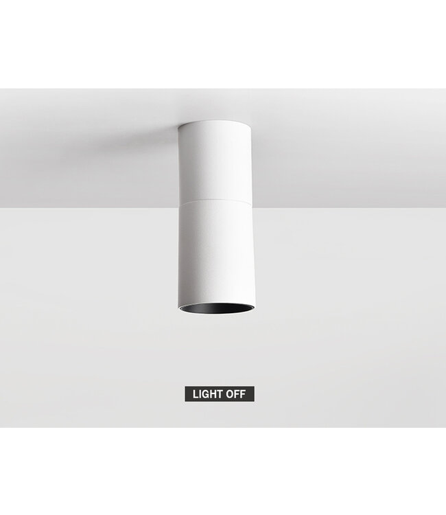 Dimbare plafondspot 7W LED  wit cilinder richtbaar