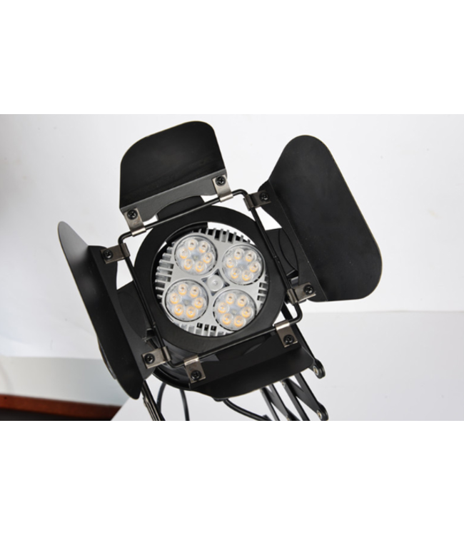 Industriële railverichting zwart E27 monofasig