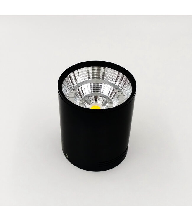 LED opbouw spot wit of zwart 7W dimbaar