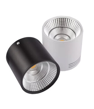 Plafonnier spot salle de bain 4x5W LED GU10 blanc ou noir - Ledspot-planet