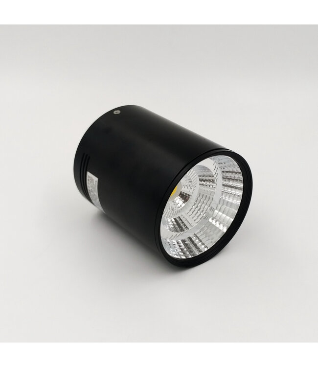 Opbouwspot LED wit of zwart 20W of 30W dimbaar