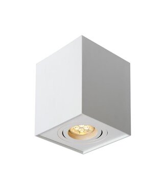 Spot plafond GU10 carré blanc 230V