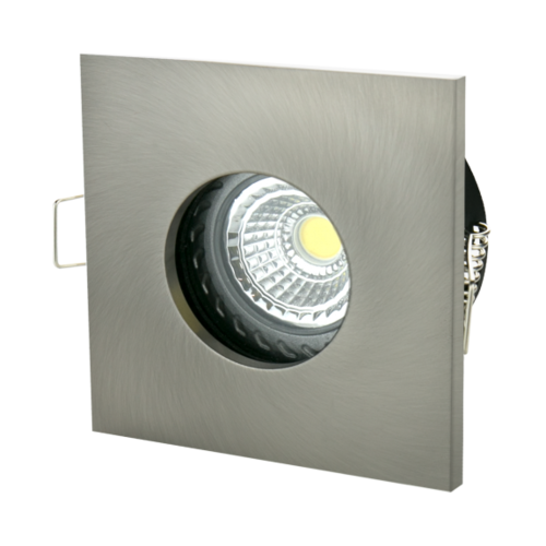 Waterdichte spot IP65 vierkant grijs badkamer