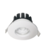 Plafond inbouwspot 7W LED wit, zwart, zilver of nikkel 70mm dimbaar