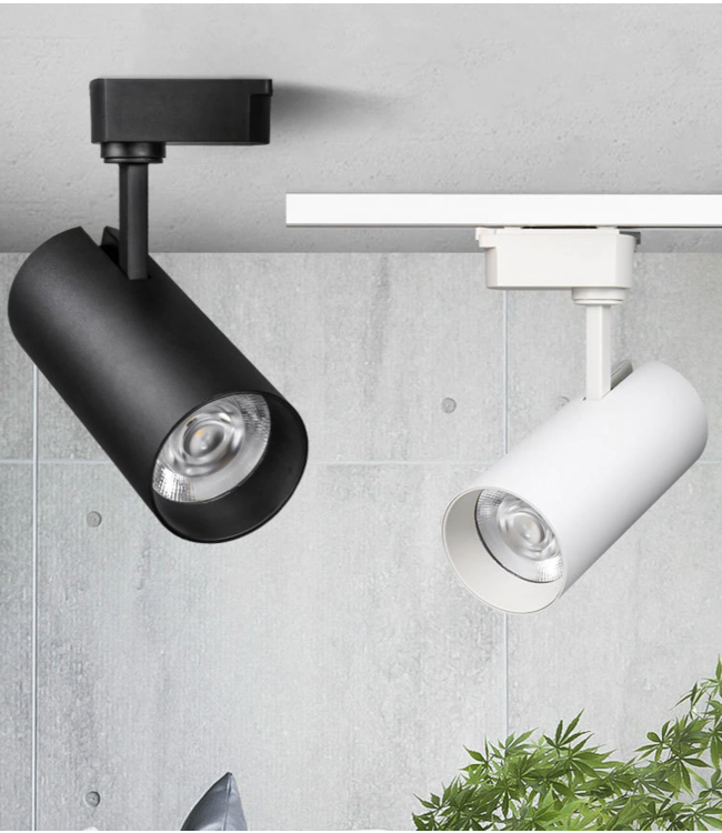 Railverlichting LED 35W wit of zwart dimbaar