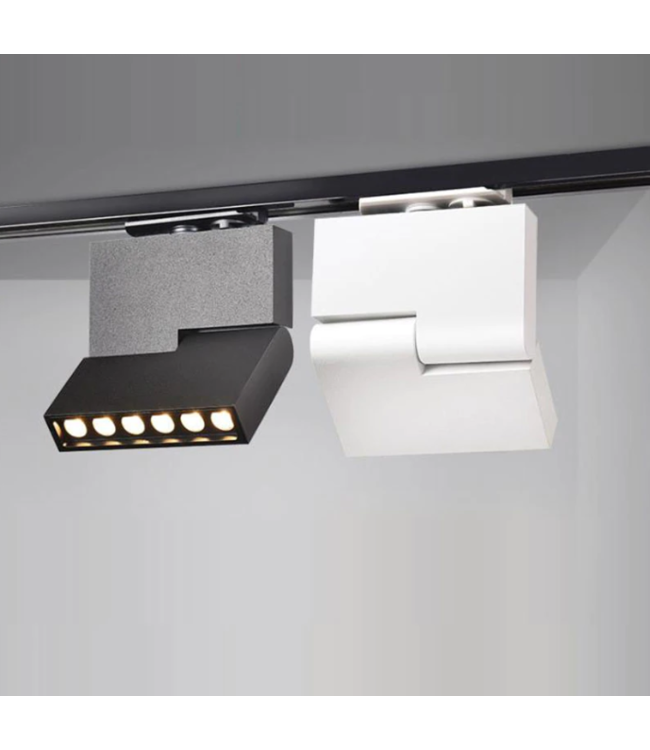 Plafondlamp rail wit of zwart 12W