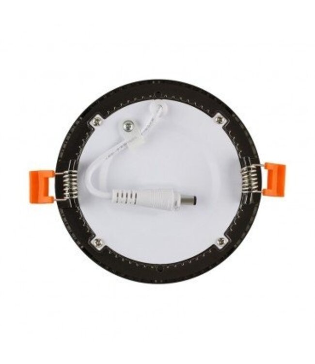 Inbouwspot LED zwart 6W 110mm zaagmaat dimbaar