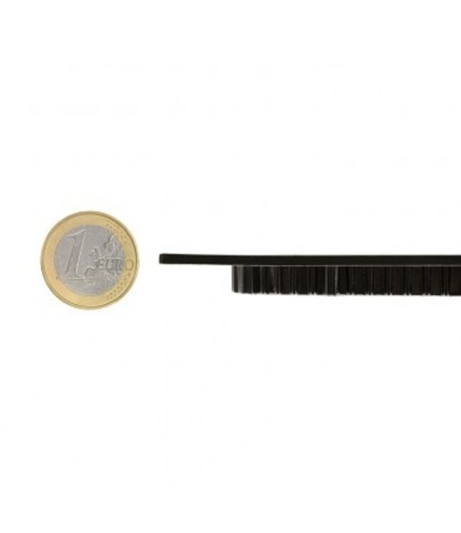 Inbouwspot vierkant zwart LED 6W zaagmaat 105x105 mm