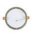 Dalle LED ronde grise encastrable 6W diamètre perçage 110 mm dimmable