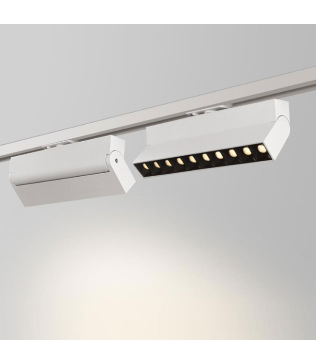 Rail lamp 20W LED zwart of wit dimbaar