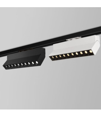 Spot LED sur rail 20W design blanc ou noir dimmable